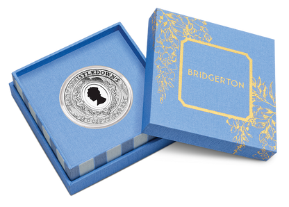 Tuvalu 2026 $1 Bridgerton Lady Whistledown 1oz Silver Coloured Proof Coin
