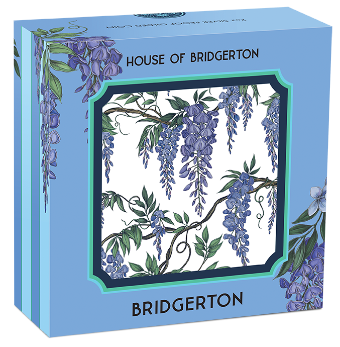 Tuvalu 2026 $2 Bridgerton House of Bridgerton 2oz Silver Gilded Proof Coin