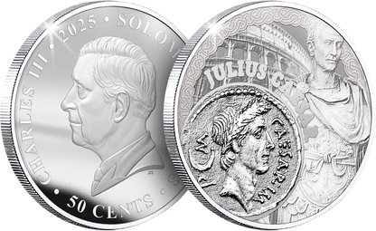 Solomon Islands 2025 50c The Roman Empire Faces of Power Uncirculated Coin