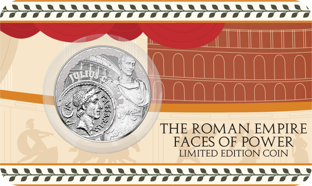 Solomon Islands 2025 50c The Roman Empire Faces of Power Uncirculated Coin