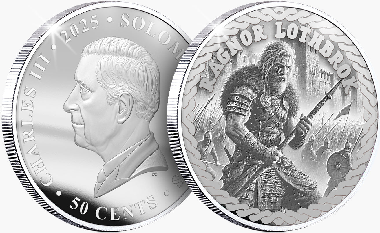 Solomon Islands 2025 50c Vikings Legends of The North Uncirculated Coin