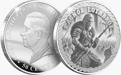 Solomon Islands 2025 50c Vikings Legends of The North Uncirculated Coin
