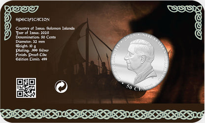 Solomon Islands 2025 50c Vikings Legends of The North Uncirculated Coin
