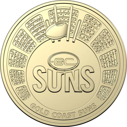 2024 $1 AFL Gold Coast Suns PNC