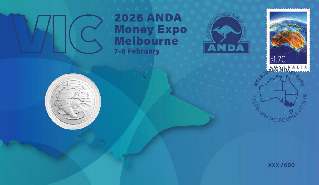 2026 20c ANDA Melbourne State Series 'VIC' Privy Mark PNC
