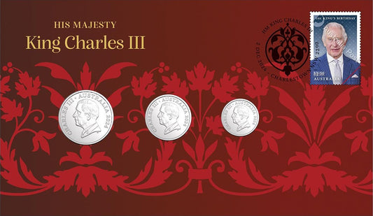 2024 His Majesty King Charles III 3 Coin PNC