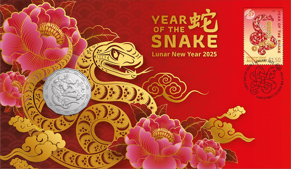 2025 50c Year of The Snake PNC