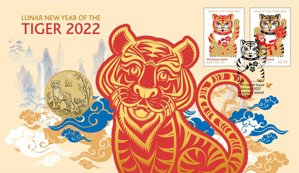 2022 $1 Lunar New Year of The Tiger PNC