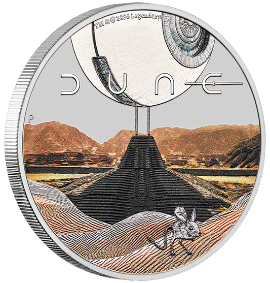 Tuvalu 2026 $1 Dune 1oz Silver Coloured Coin