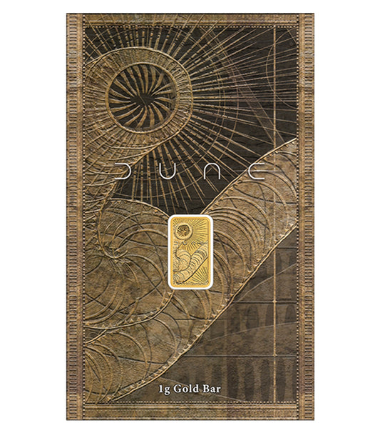 2026 Dune 1g Gold Minted Bar