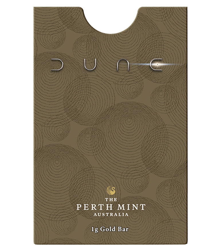 2026 Dune 1g Gold Minted Bar