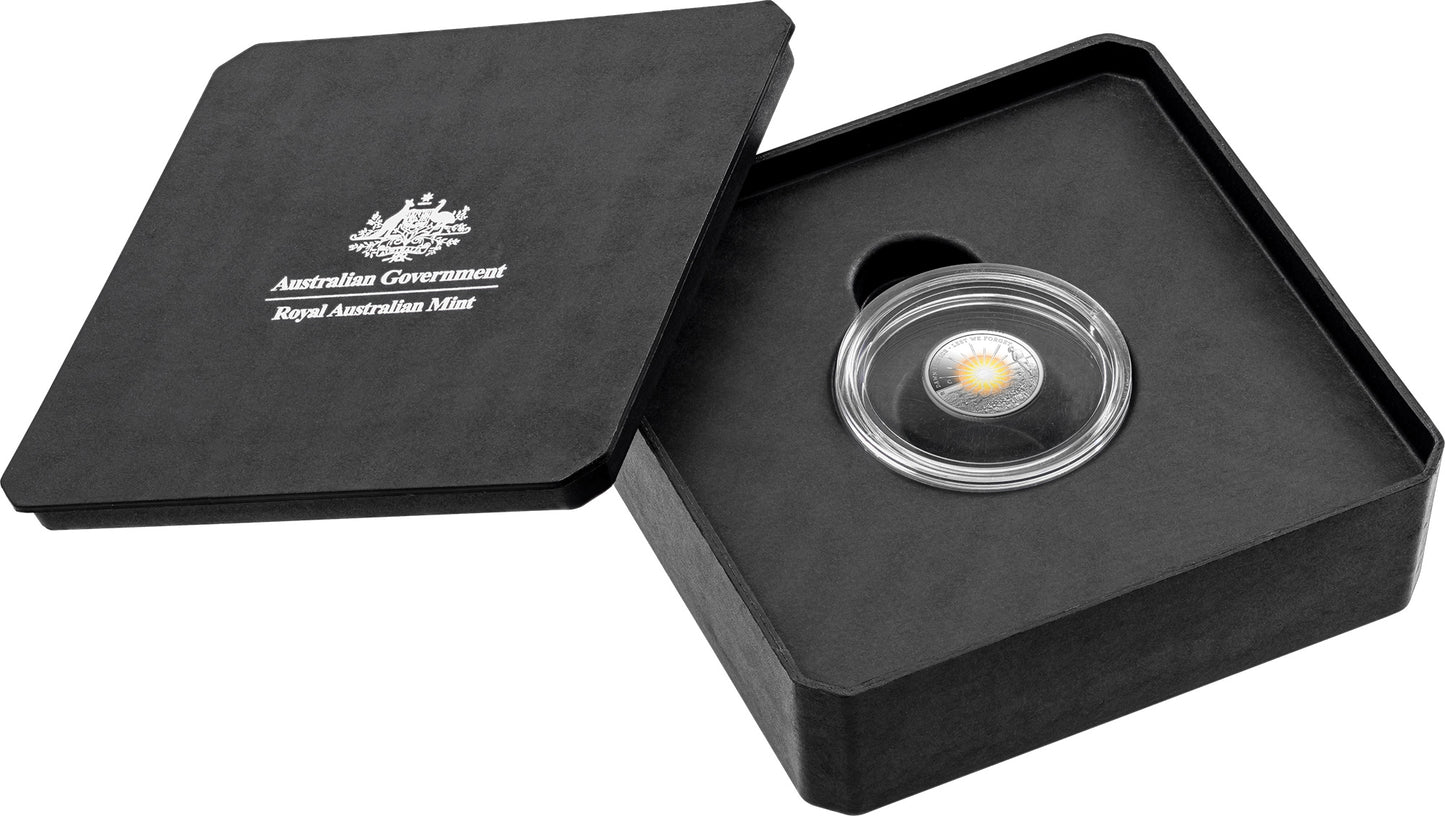 2026 $2 Dawn Service 'C' Mintmark Silver Coloured Proof Coin