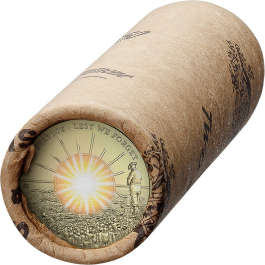 2026 $2 Dawn Service Coloured Coin Premium Roll