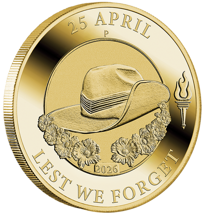 2026 $1 Lest We Forget ANZAC Day Uncirculated Coin