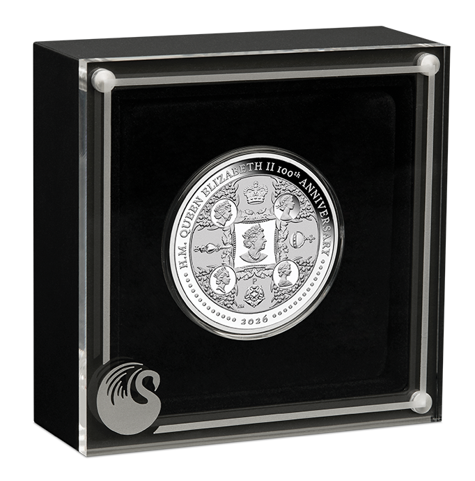 2026 $1 100th Anniversary of HM Queen Elizabeth 1oz Silver Proof Coin