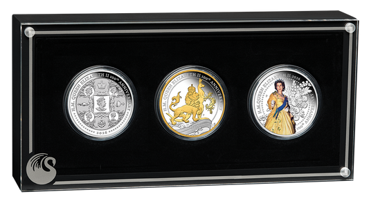 2026 $1 100th Anniversary of HM Queen Elizabeth 1oz Silver 3 Coin Set