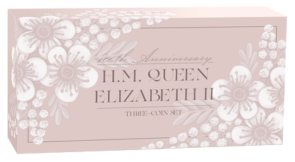 2026 $1 100th Anniversary of HM Queen Elizabeth 1oz Silver 3 Coin Set