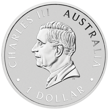 2026 $1 Australian Wedge-Tailed Eagle 1oz Silver Coloured Uncirculated Coin