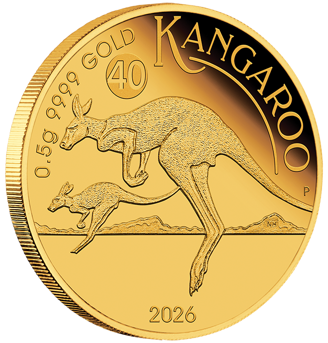 2026 $2 Australian Kangaroo 0.5g Gold Proof Coin