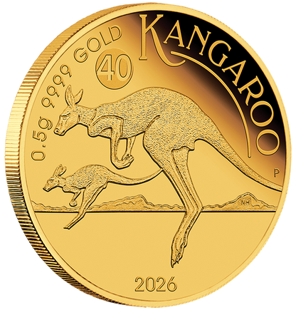 2026 $2 Australian Kangaroo 0.5g Gold Proof Coin