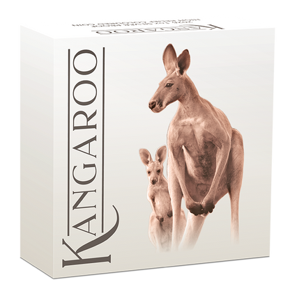 2026 $1 Australian Kangaroo 1oz Silver Coloured High Relief Proof Coin