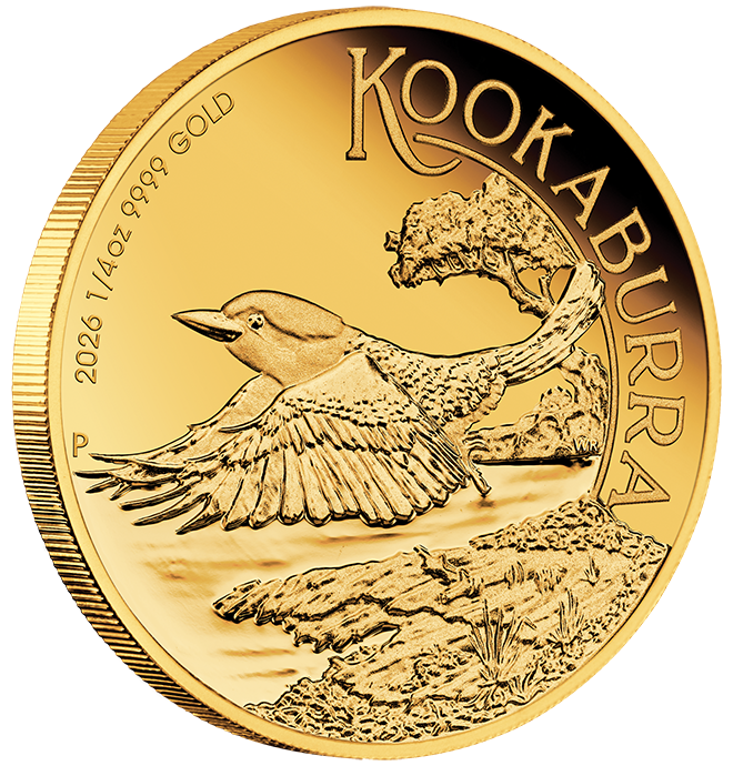 2026 $25 Australian Kookaburra 1/4oz Gold Proof Coin