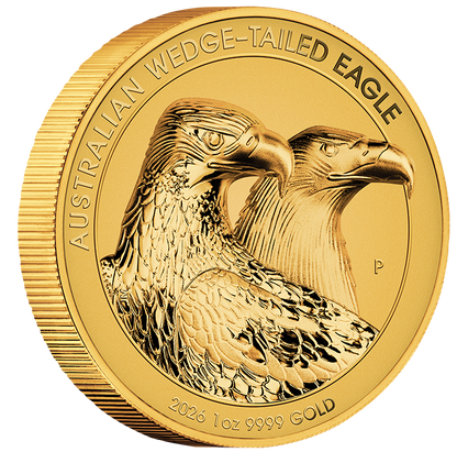 2026 $100 Australian Wedge-Tailed Eagle 1oz Gold High Relief Reverse Proof Coin