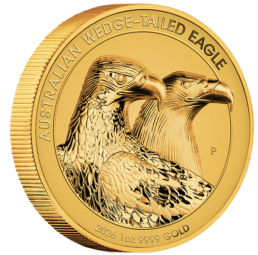 2026 $100 Australian Wedge-Tailed Eagle 1oz Gold High Relief Reverse Proof Coin