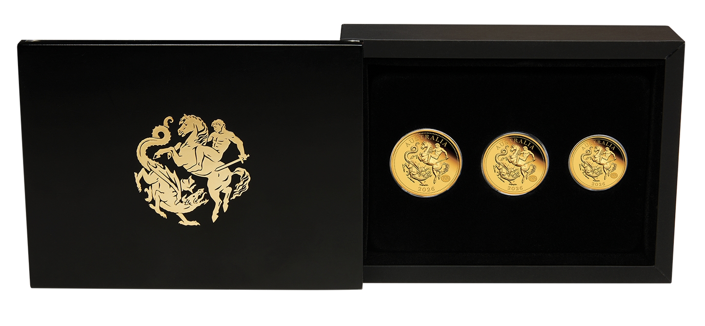 2026 Australia Sovereign Gold Proof 3 Coin Set
