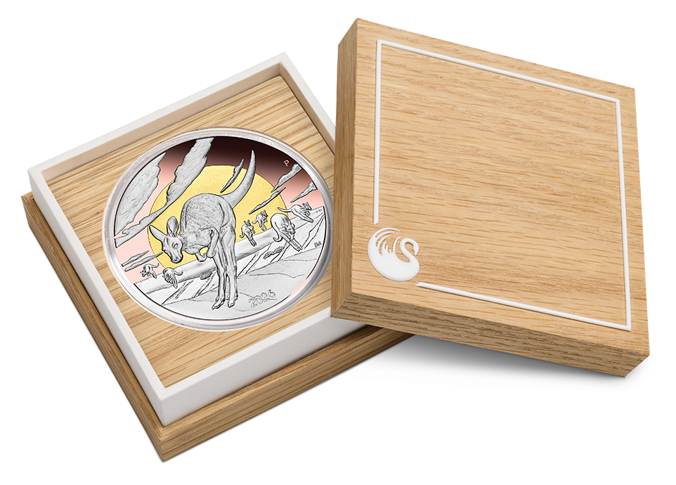 2026 $8 Wonders of Australia The Outback 5oz Silver Double Gilded Proof Coin
