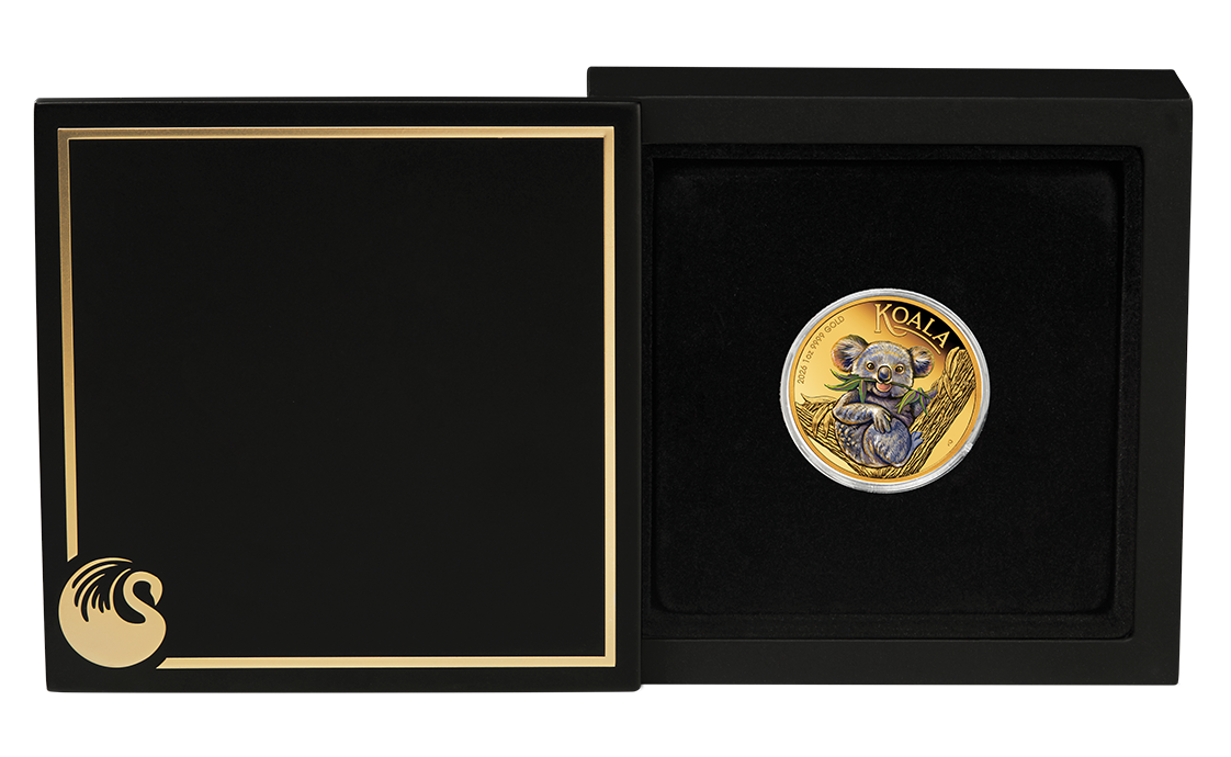 2026 $100 Australian Koala 1oz Gold Coloured Proof Coin