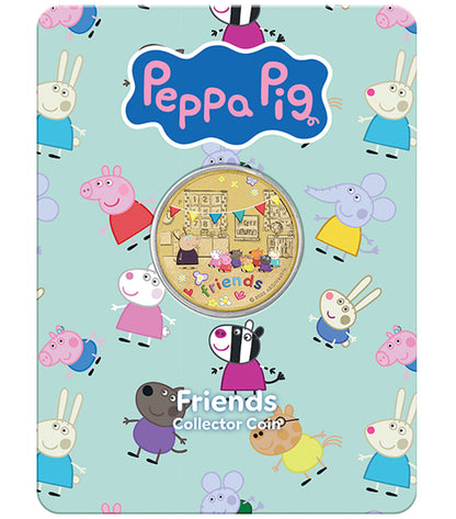 Tuvalu 2026 $1 Peppa Pig Coloured Uncirculated 3 Coin Set
