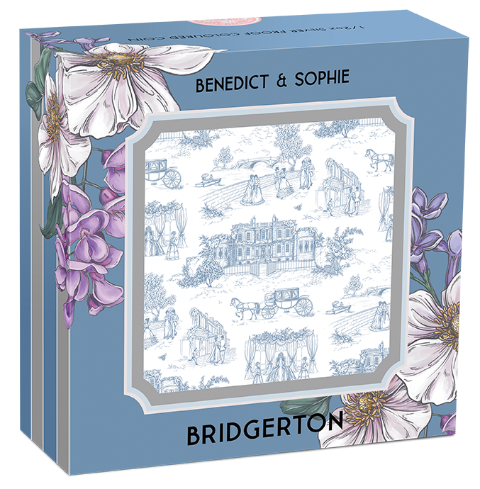 Tuvalu 2026 50c Bridgerton Benedict & Sophie 1/2oz Silver Coloured Proof Coin