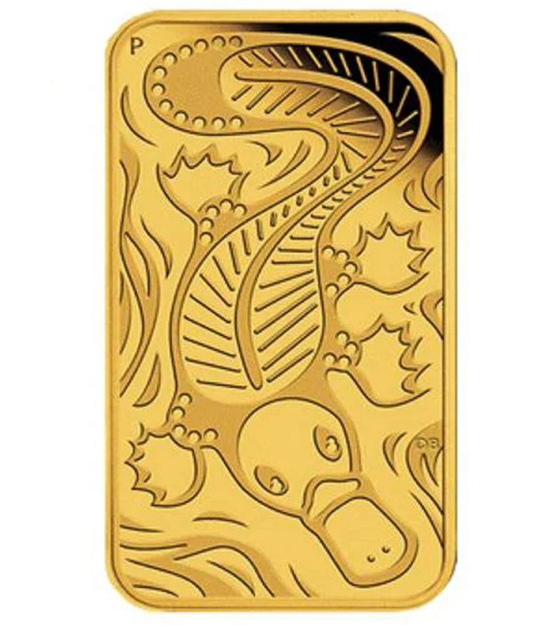 2011 $15 Dreaming Platypus 2.5g Gold Proof Rectangle Shaped Coin