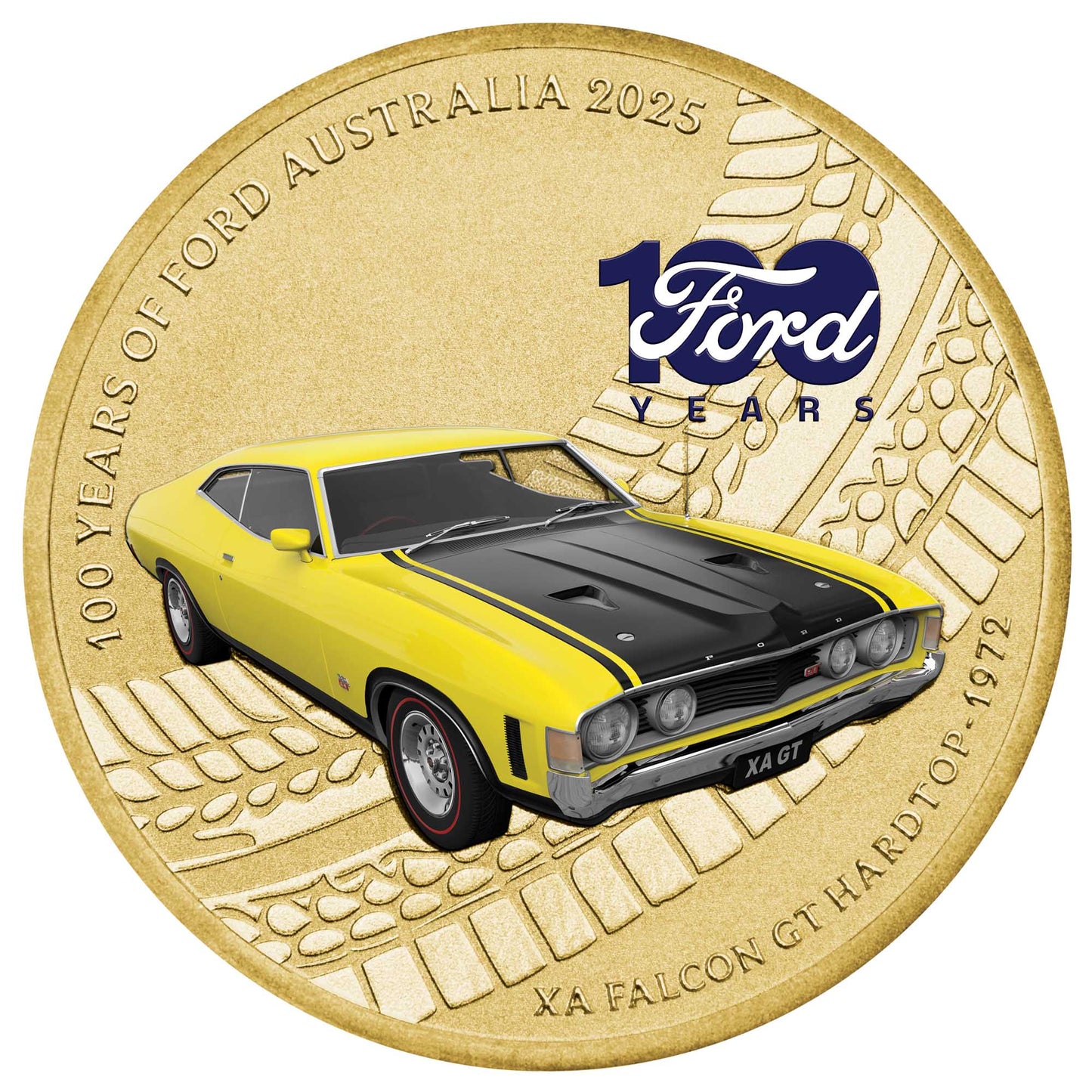 2025 $1 [2026] ANDA Brisbane 100 Years of Ford Australia 1972 XA Falcon PNC
