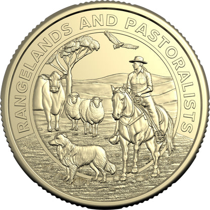 2026 $1 International Year of Rangelands & Pastoralists Heart and Soul of Australia Uncirculated Coin