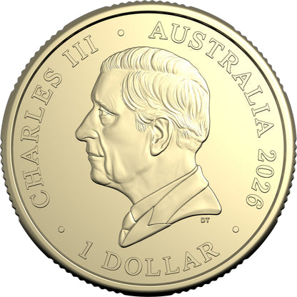 2026 $1 International Year of Rangelands & Pastoralists Heart and Soul of Australia Uncirculated Coin