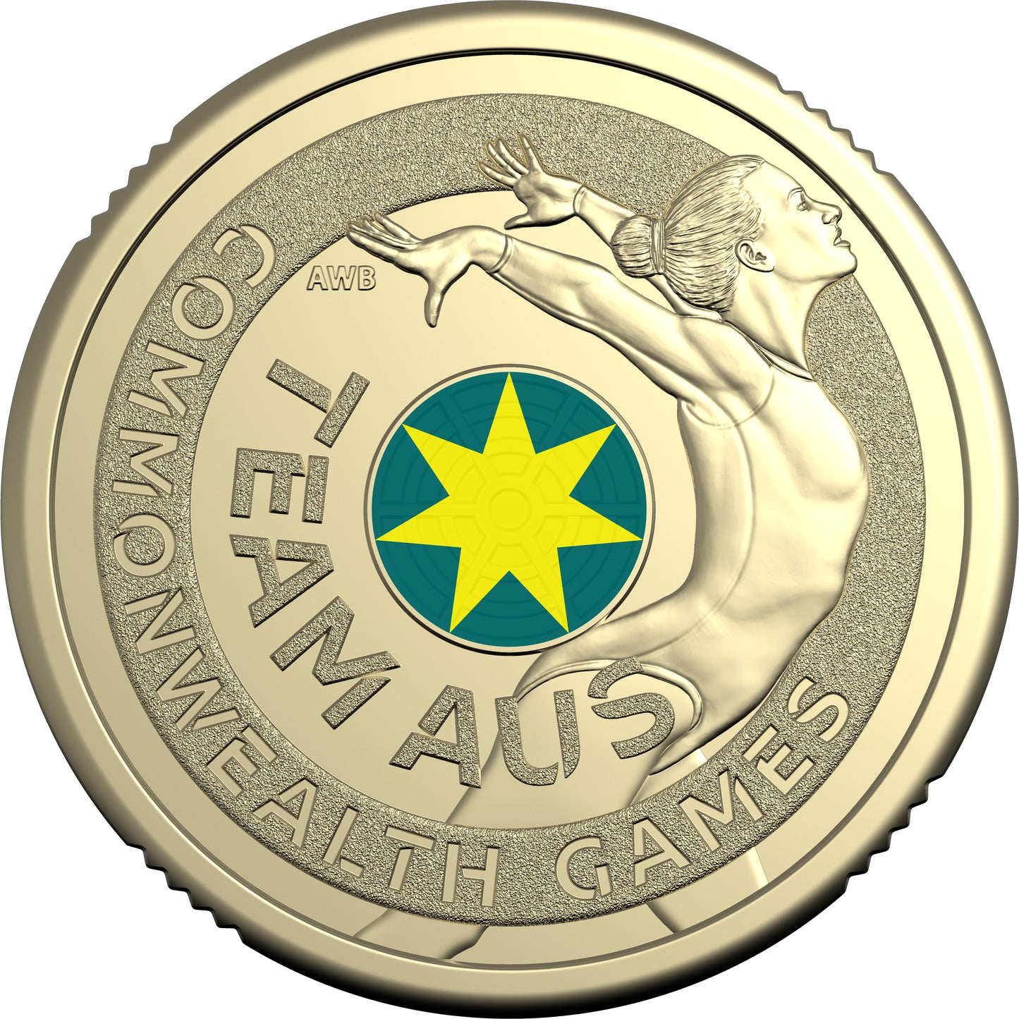 2026 $2 Australian Commonwealth Games Team Coloured Uncirculated 3 Coin Set