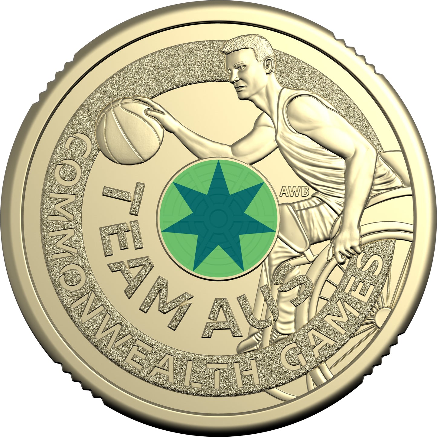 2026 $2 Australian Commonwealth Games Team Coloured Uncirculated 3 Coin Set
