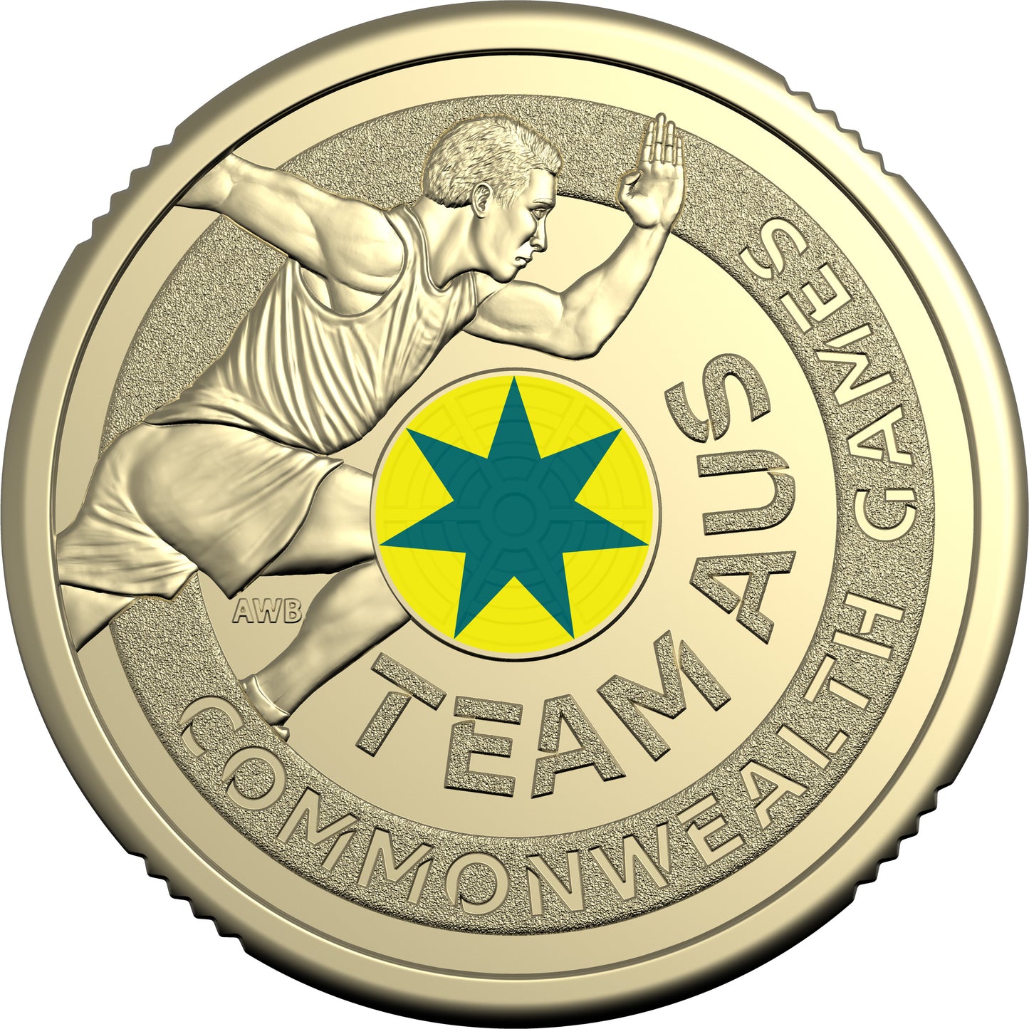 2026 $2 Australian Commonwealth Games Team Coloured Uncirculated 3 Coin Set