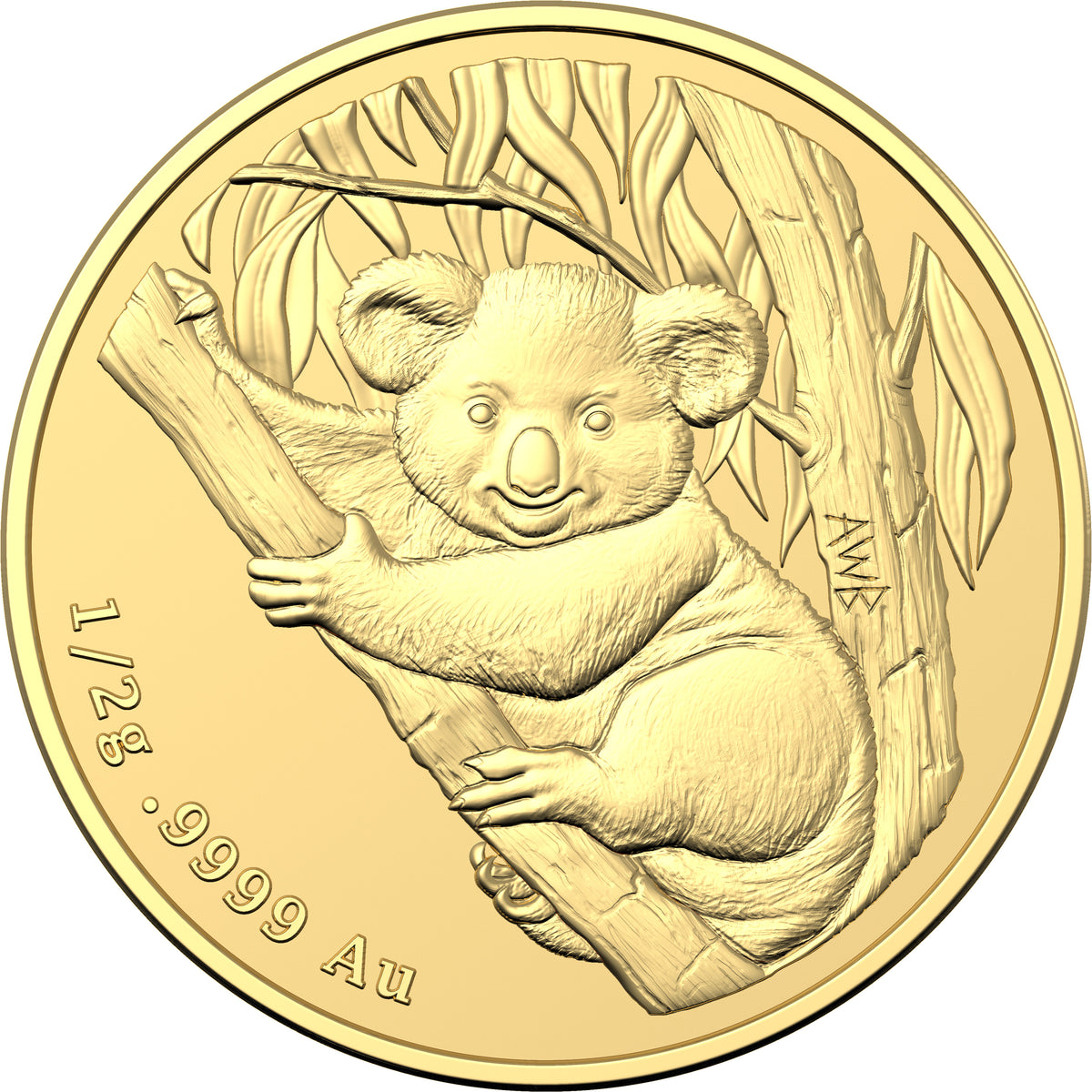 2021 $2 Mini Money Koala 1/2g Gold Uncirculated Coin