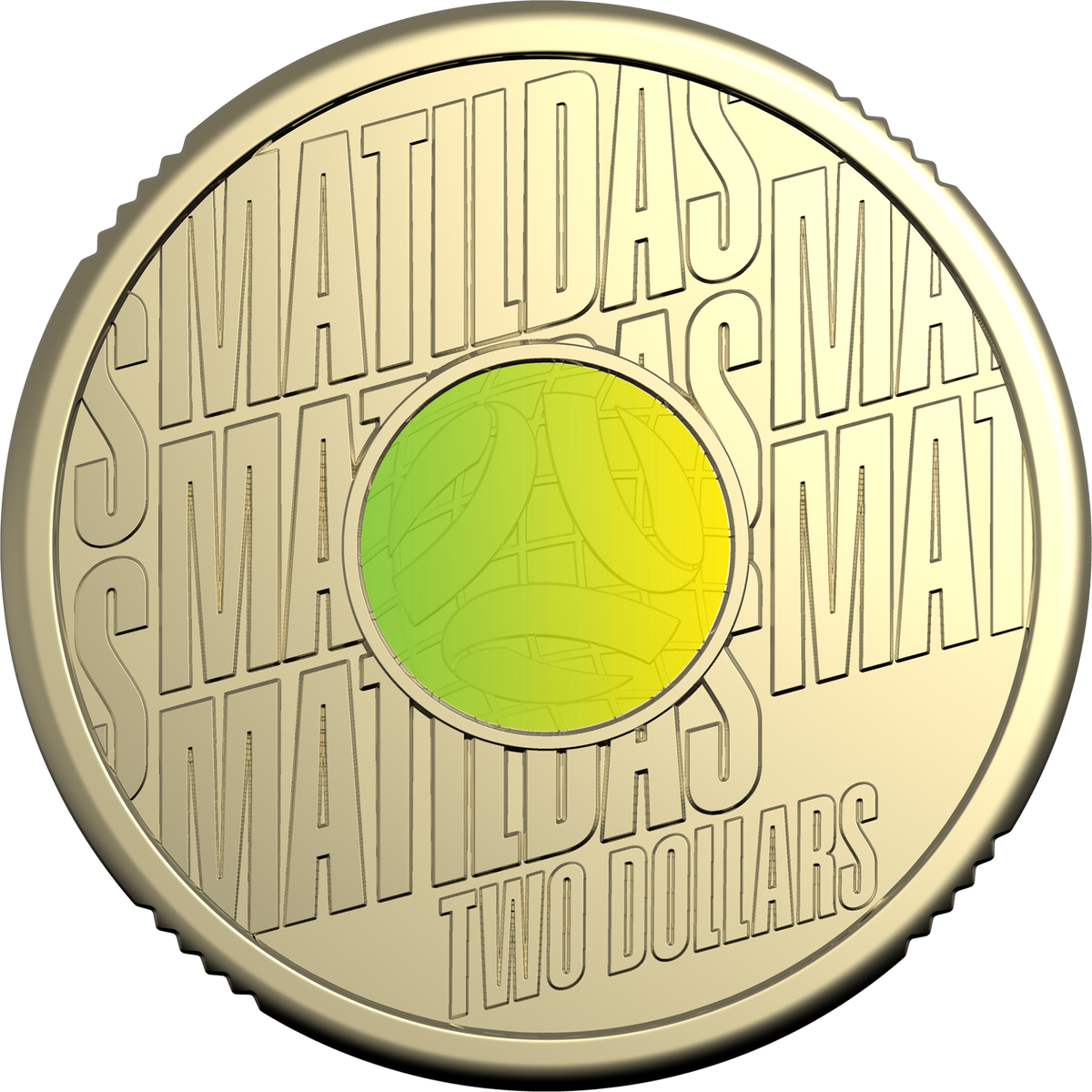 2026 $2 Commbank Matildas Coloured Uncirculated Coin