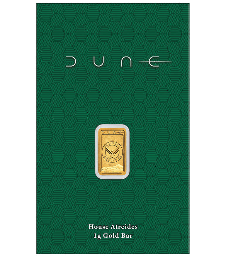 2026 Dune House Atreides 1g Gold Minted Bar