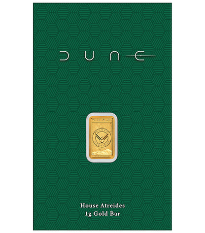 2026 Dune House Atreides 1g Gold Minted Bar