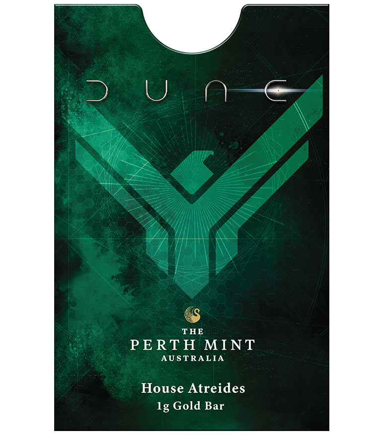 2026 Dune House Atreides 1g Gold Minted Bar