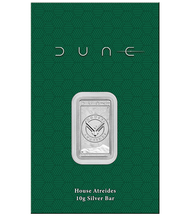 2026 Dune House Atreides 10g Silver Minted Bar