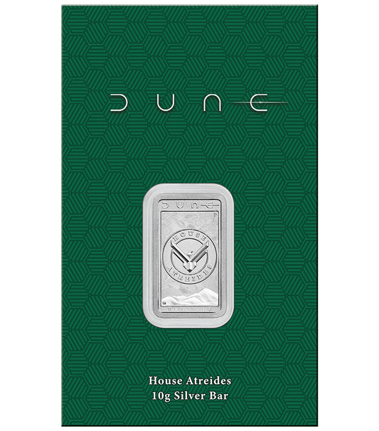 2026 Dune House Atreides 10g Silver Minted Bar