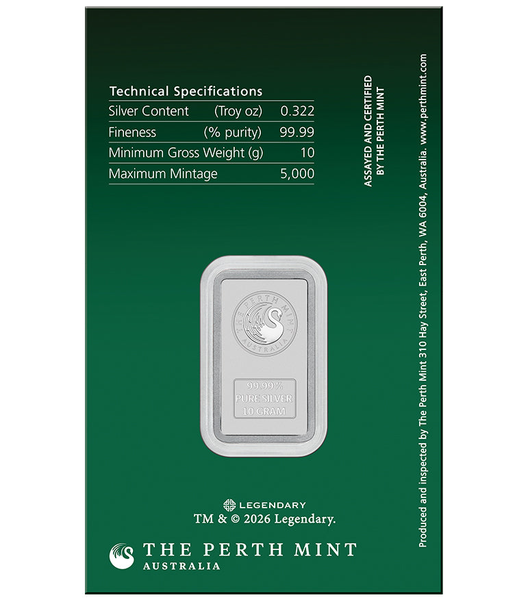 2026 Dune House Atreides 10g Silver Minted Bar