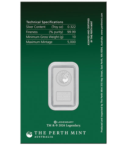 2026 Dune House Atreides 10g Silver Minted Bar
