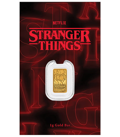 2026 Stranger Things 1g Gold Minted Bar